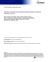 Accuracy of real-time multi-model ensemble forecasts for seasonal influenza in the U.S.