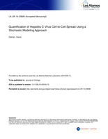 Quantification of Hepatitis C Virus Cell-to-Cell Spread Using a Stochastic Modeling Approach