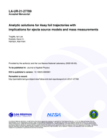 Analytic solutions for Asay foil trajectories with implications for ejecta source models and mass measurements