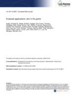Exascale applications: skin in the game