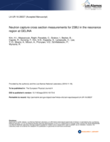 Neutron capture cross section measurements for 238U in the resonance region at GELINA