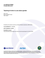 Teaching AI when to care about gender
