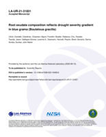 Root exudate composition reflects drought severity gradient in blue grama (Bouteloua gracilis)