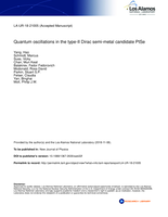 Quantum oscillations in the type-II Dirac semi-metal candidate PtSe