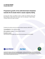 Progressive growth of the solid-electrolyte interphase towards the Si anode interior causes capacity fading