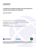 A comparison of Gaussian processes and neural networks for computer model emulation and calibration