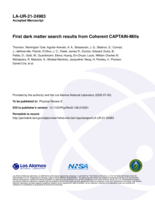 First dark matter search results from Coherent CAPTAIN-Mills