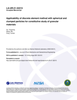 Applicability of discrete element method with spherical and clumped particles for constitutive study of granular materials