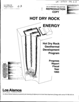 Hot dry rock energy: Hot dry rock geothermal development program. Progress report. Fiscal year 1993