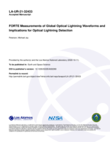 FORTE Measurements of Global Optical Lightning Waveforms and Implications for Optical Lightning Detection