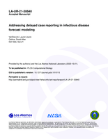 Addressing delayed case reporting in infectious disease forecast modeling