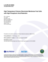High Temperature Polymer Electrolyte Membrane Fuel Cells with High Phosphoric Acid Retention