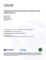 Assessing the Potential Impact of River Chemistry on Arctic Coastal Production