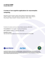 A review of non-cognitive applications for neuromorphic computing