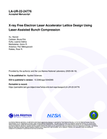 X-ray Free Electron Laser Accelerator Lattice Design Using Laser-Assisted Bunch Compression
