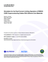 Simulation for the Fault Current Limiting Operation of REBCO CORC Superconducting Cables With Different Core Materials