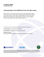 Characterization of the SARS-CoV-2 B.1.621 (Mu) variant