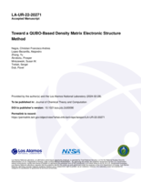 Toward a QUBO-Based Density Matrix Electronic Structure Method