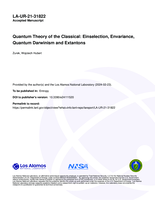 Quantum Theory of the Classical: Einselection, Envariance, Quantum Darwinism and Extantons