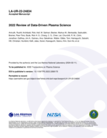 2022 Review of Data-Driven Plasma Science