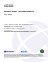 Interactions Between Lightning and Ship Traffic
