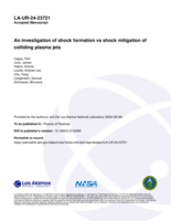 An investigation of shock formation vs shock mitigation of colliding plasma jets