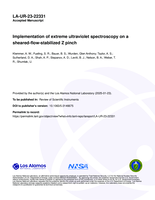 Implementation of extreme ultraviolet spectroscopy on a sheared-flow-stabilized Z pinch