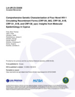 Comprehensive Genetic Characterization of Four Novel HIV-1 Circulating Recombinant Forms (CRF129_56G, CRF130_A1B, CRF131_A1B, and CRF138_cpx): Insights from Molecular Epidemiology in Cyprus