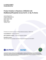 Product Variation in Reactions of MI3(thf)4 with Bis(Mesitoyl)Phosphide Across the M = U, Np, Pu Series