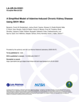 A Simplified Model of Adenine-Induced Chronic Kidney Disease Using SKH1 Mice