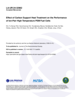 Effect of Carbon Support Heat Treatment on the Performance of Ion-Pair High-Temperature PEM Fuel Cells