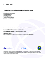 The MUSIC Critical Benchmark and Nuclear Data