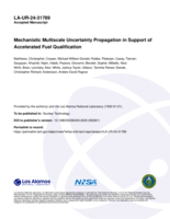 Mechanistic Multiscale Uncertainty Propagation in Support of Accelerated Fuel Qualification