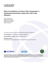 Effect of Crystallinity on Polymer Chain Compression in Polyethylene Dynamically Loaded with In-Situ X-Ray Diffraction