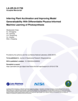 Inferring Plant Acclimation and Improving Model Generalizability With Differentiable Physics‐Informed Machine Learning of Photosynthesis