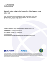 Magnetic order and physical properties of the kagome metal UNb6⁢Sn6