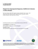 Reagent-free Hyperspectral Diagnosis of SARS-CoV-2 Infection in Saliva Samples