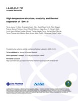 High-temperature structure, elasticity, and thermal expansion of ε-ZrH1.8
