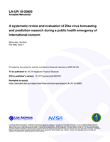 A systematic review and evaluation of Zika virus forecasting and prediction research during a public health emergency of international concern
