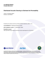 Distributed Acoustic Sensing to Estimate the Permeability