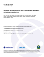 Nacre-like MXene/Polyacrylic Acid Layer-by-Layer Multilayers as Hydrogen Gas Barriers