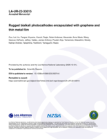 Rugged bialkali photocathodes encapsulated with graphene and thin metal film