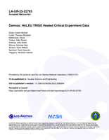 Deimos: HALEU TRISO Heated Critical Experiment Data