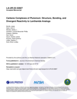 Carbene Complexes of Plutonium: Structure, Bonding, and Divergent Reactivity to Lanthanide Analogs