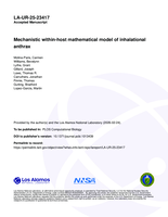 Mechanistic within-host mathematical model of inhalational anthrax