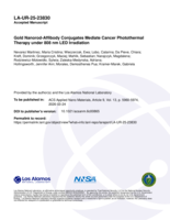 Gold Nanorod-Affibody Conjugates Mediate Cancer Photothermal Therapy under 808 nm LED Irradiation