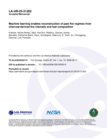 Machine learning enables reconstruction of past fire regimes from charcoal-derived fire intensity and fuel composition